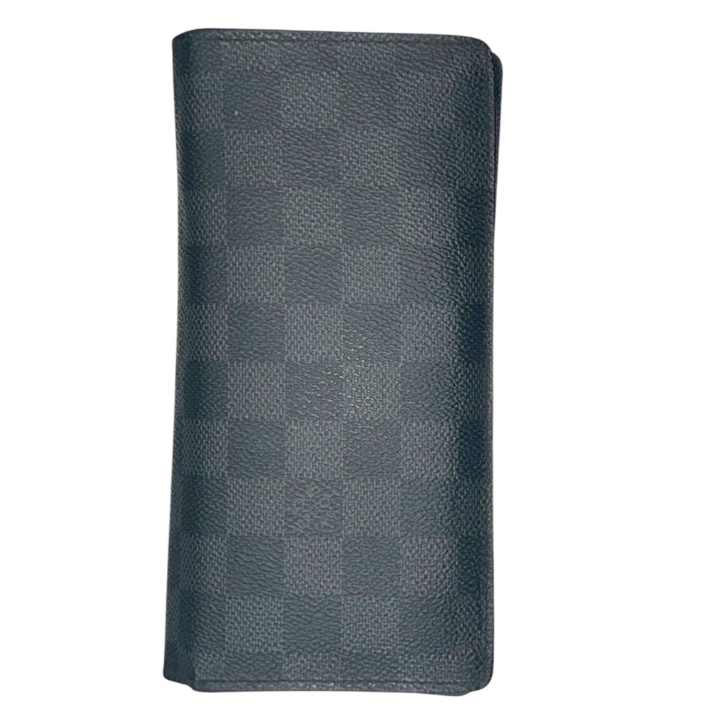 Louis Vuitton Brazza Black Graphite Damier‎ Wallet